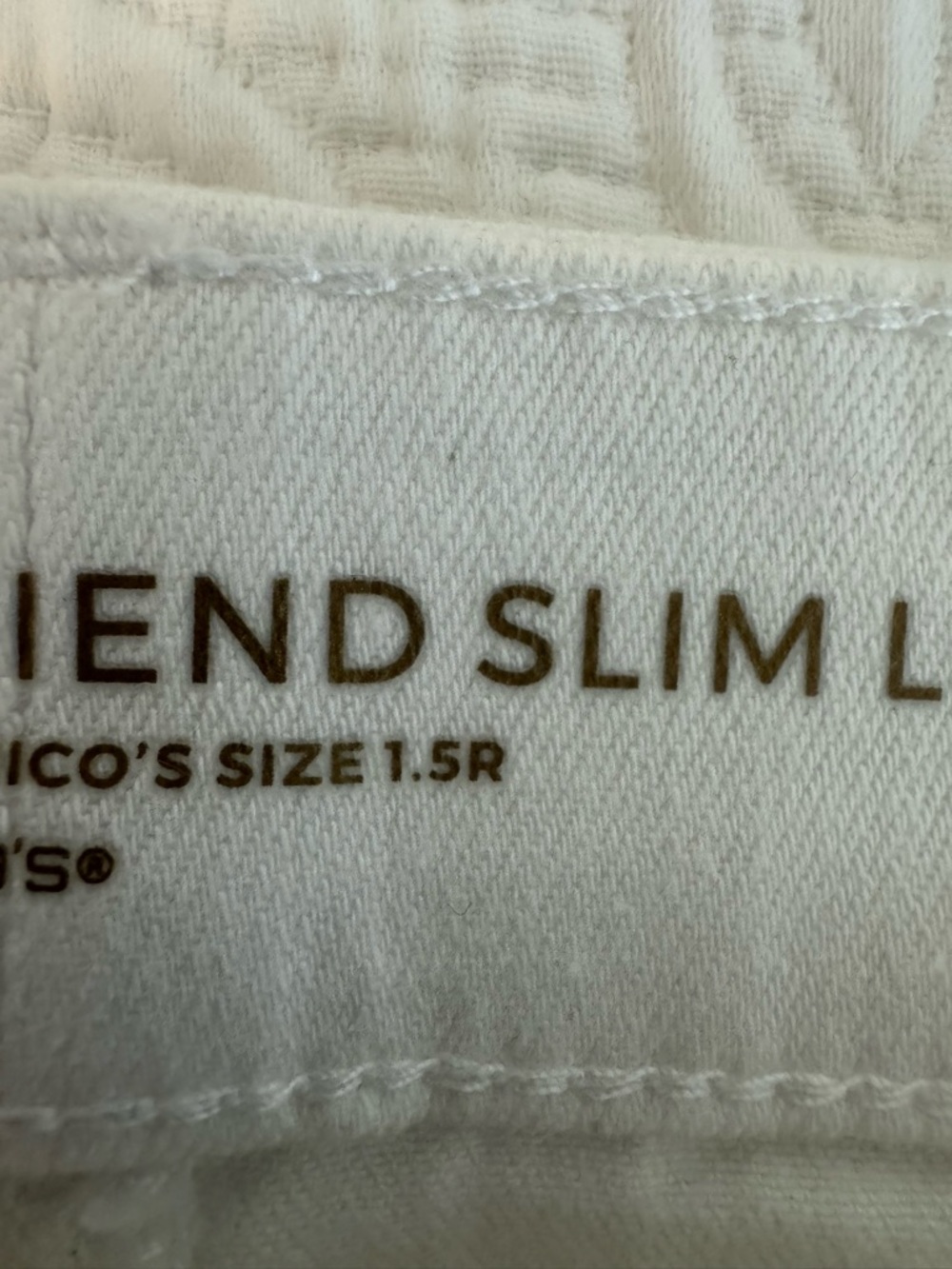 Chico's White Straight-Leg Jeans - Picture 4 of 4